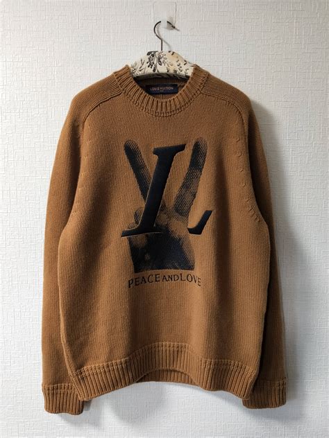 lv peace and love sweater